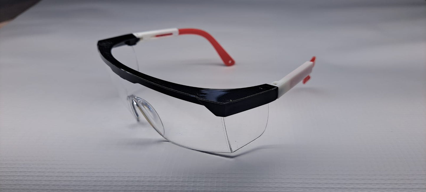 Lentes de bloqueo de luz azul para hombres, antifatiga visual y antirreflejos UV tipo VisionShield Negro y Rojo