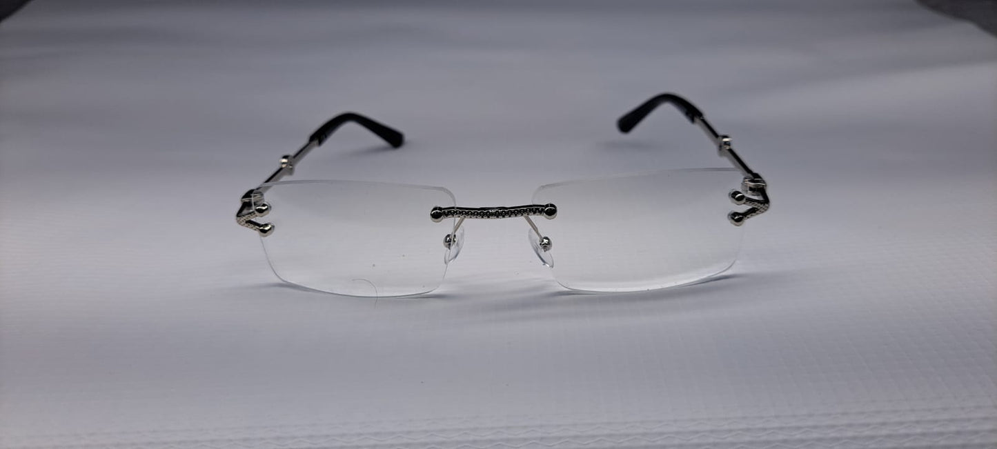 Lentes rimless tipo PV635 con proteccion Blue Block