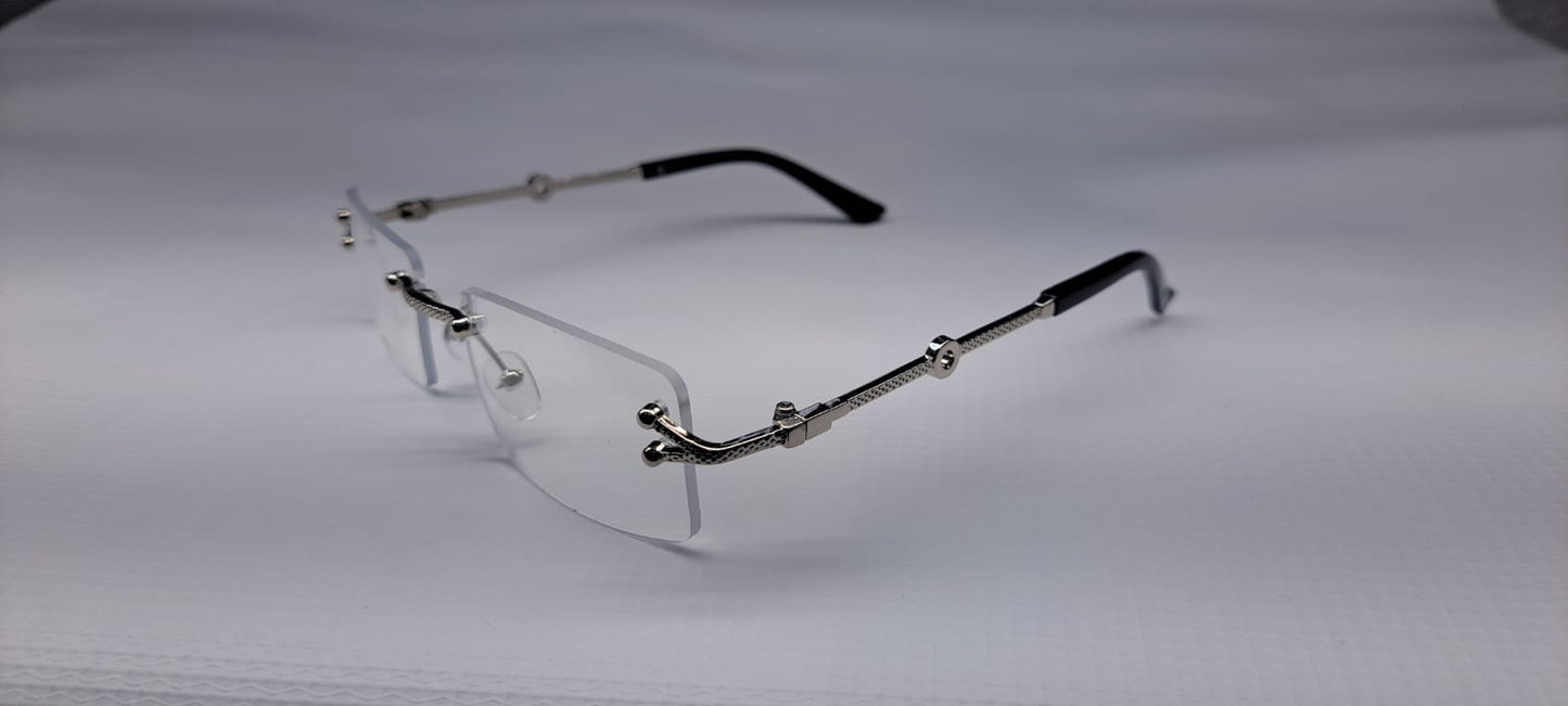 Lentes rimless tipo PV635 con proteccion Blue Block